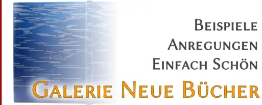 Bild mit Link zur Galerie einiger Bücher, die ich anfertigte.